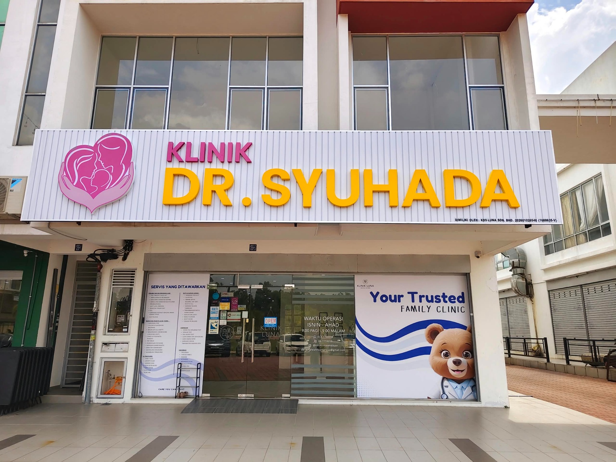 Suasana Klinik Dr Syuhada